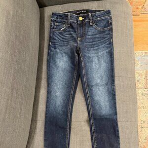 Prosperity skinny jeans raw hem edge size 26p petite
